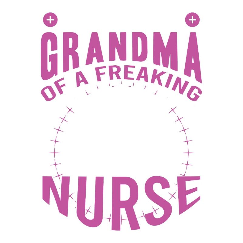 Stolze Krankenschwester Oma