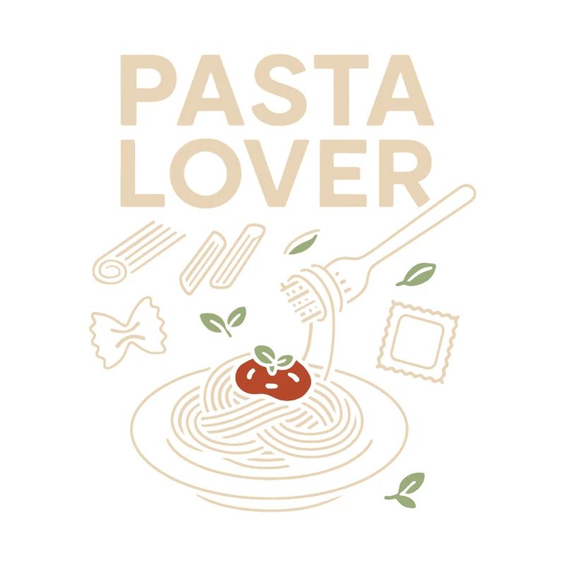 Pasta Liebhaber Motiv