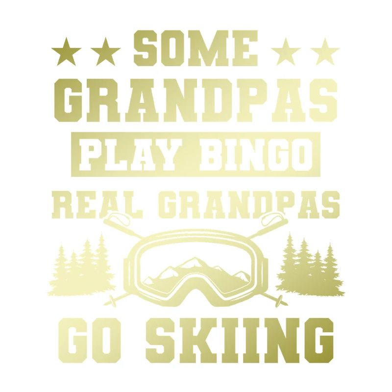 Großvater ski spruch