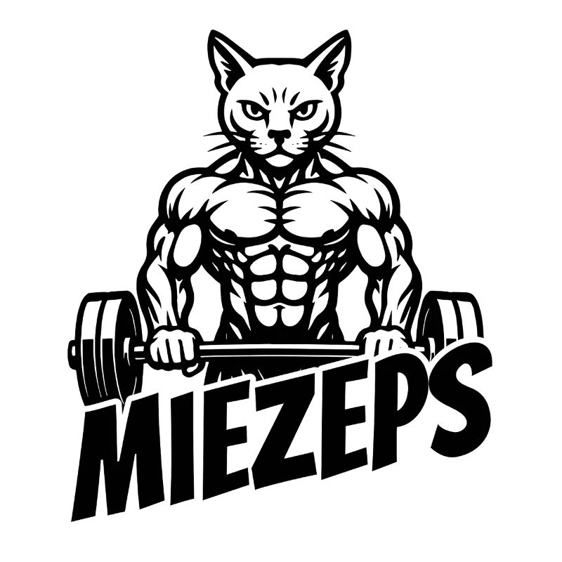 Miezeps - Muskelkater - Katze - Spruch
