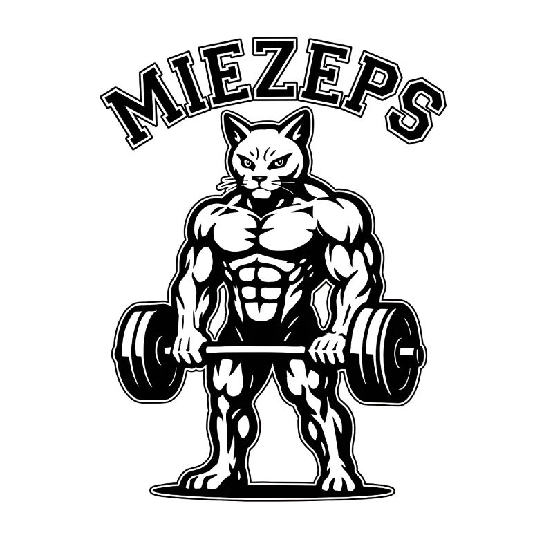Miezeps - Muskelkater - Katze - Spruch