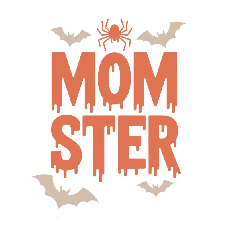 Momster Halloween Schriftdrip