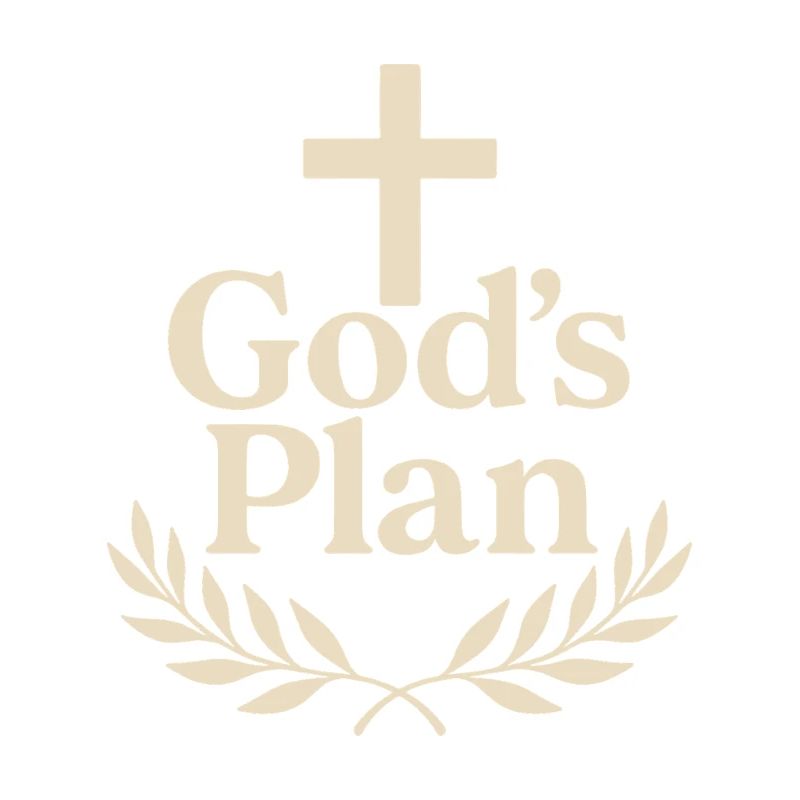 Gottes Plan Kreuz Logo