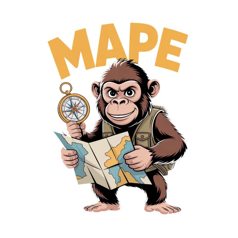 MAPE Adventure Monkey Compass Map Explorer