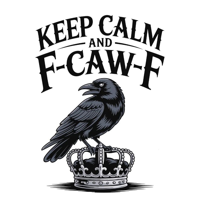 F-Caw-F Krone Rabenprint