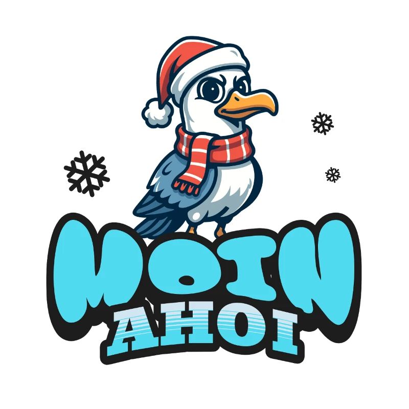 Moin Ahoi mit Möwe