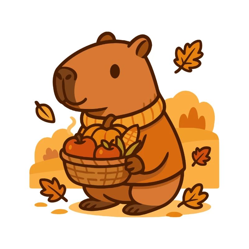 Capybara Harvest – Herbstliche Gemütlichkeit
