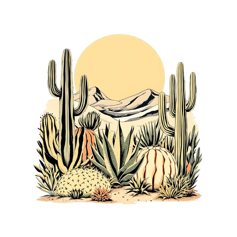 Cactus Boho Nature