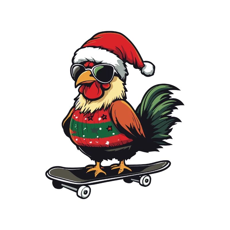 Hahn Weihnachten Lustig