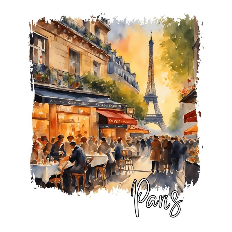 Pariser Aquarell, Paris, Frankreich