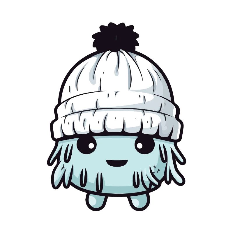 Eskimo Erkältung Comic Winter