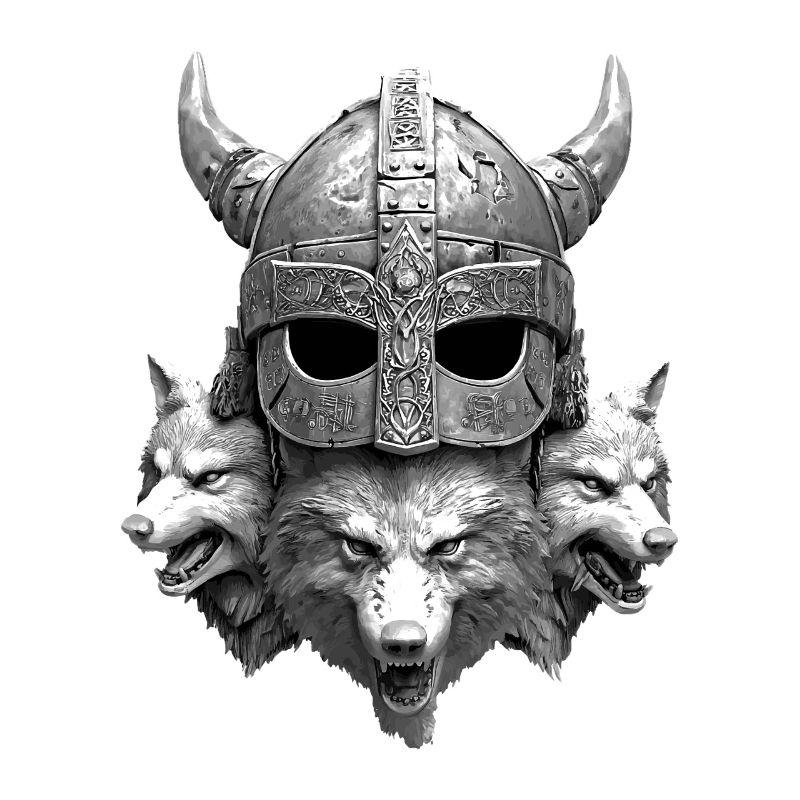 Wikinger Helm Wolf