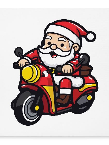 Weihnachtsmann Santa Fahrzeug
