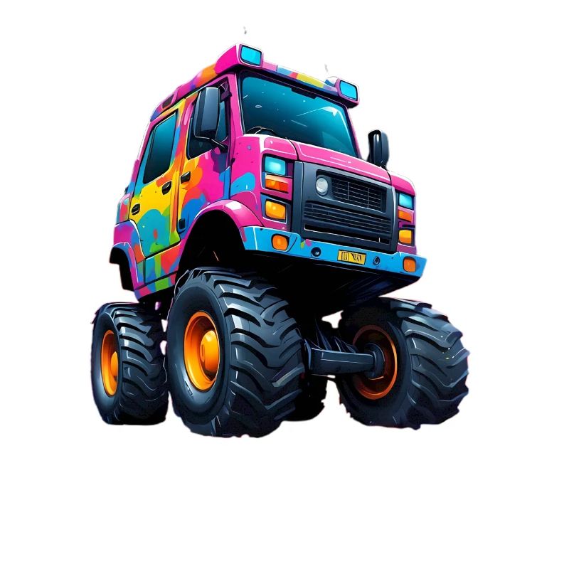 Bunter Monstertruck Kraftmonster