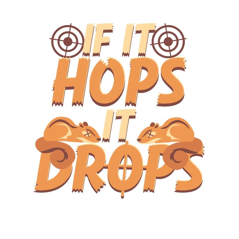 Eichhörnchenjäger Baumratte If It Hops It Drops