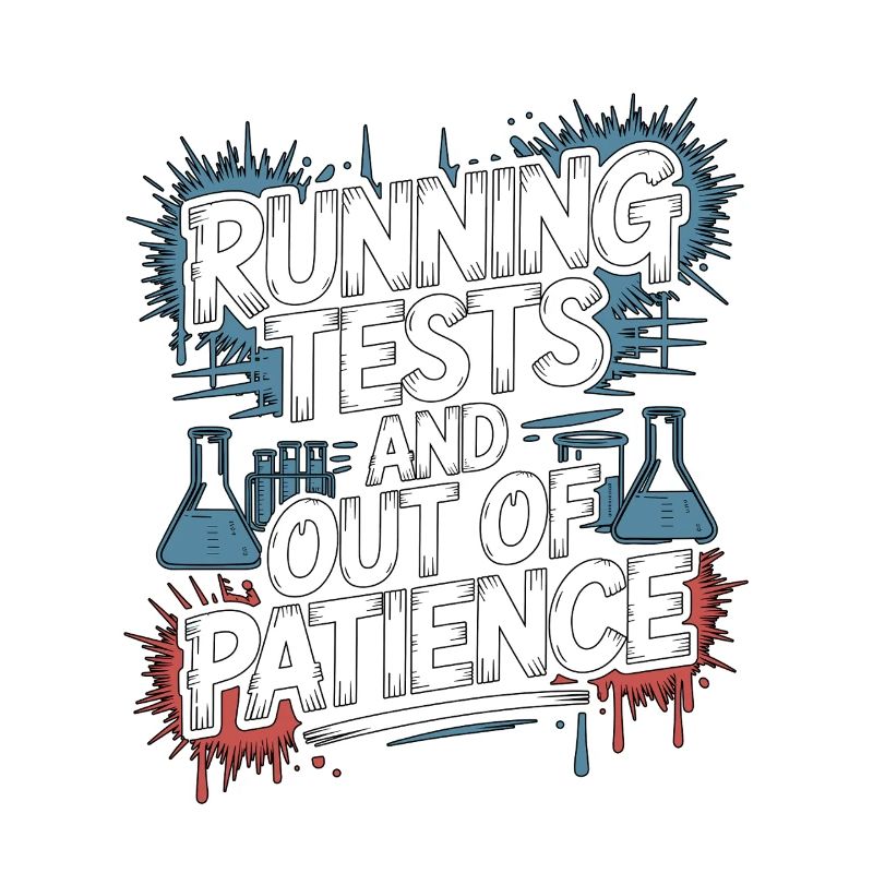 Lab Technician Running Tests And Laboratory Work