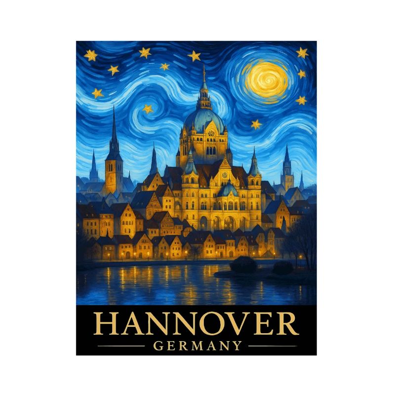 Hannover Nachtstern Skyline