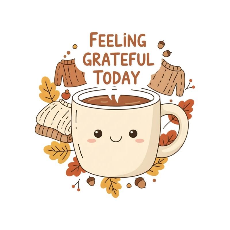 Dankbare Latte Tasse