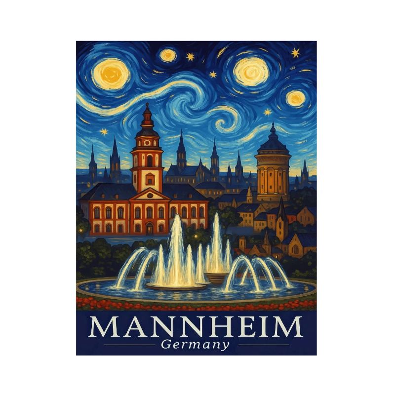 Mannheim Nachtpanorama