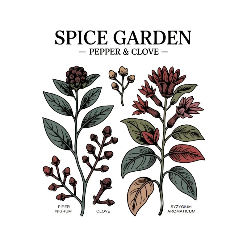 Botanische Gewürze – Pfeffer & Nelken