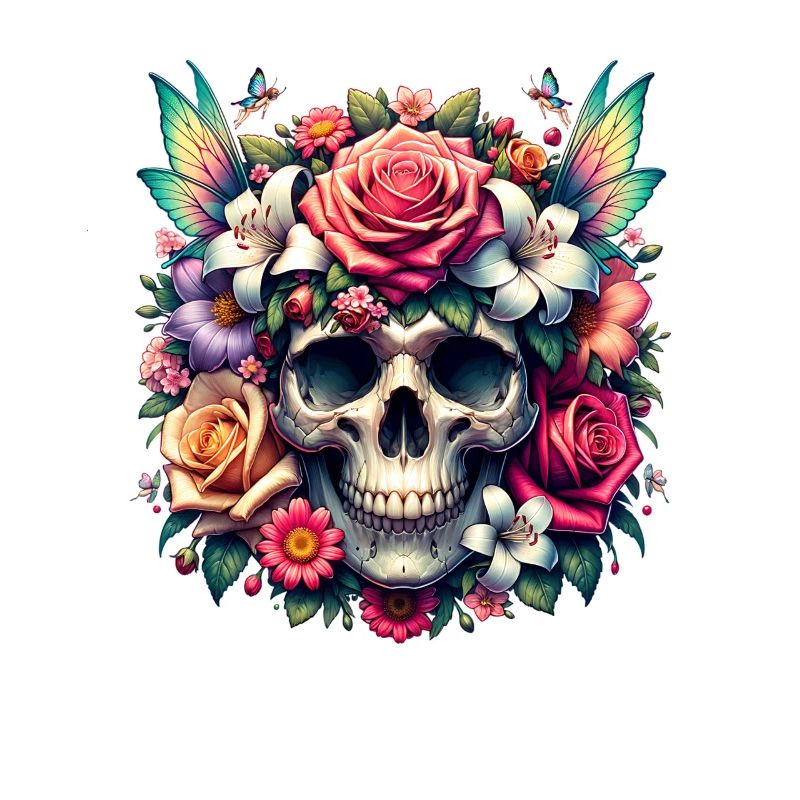 Blumen Schädel Schönheit Blühen