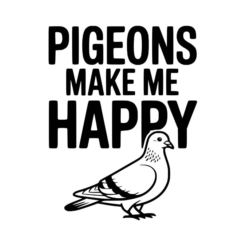 Tauben machen mich glücklich