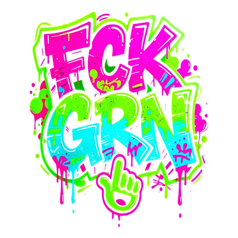 FCK GRN Graffiti 