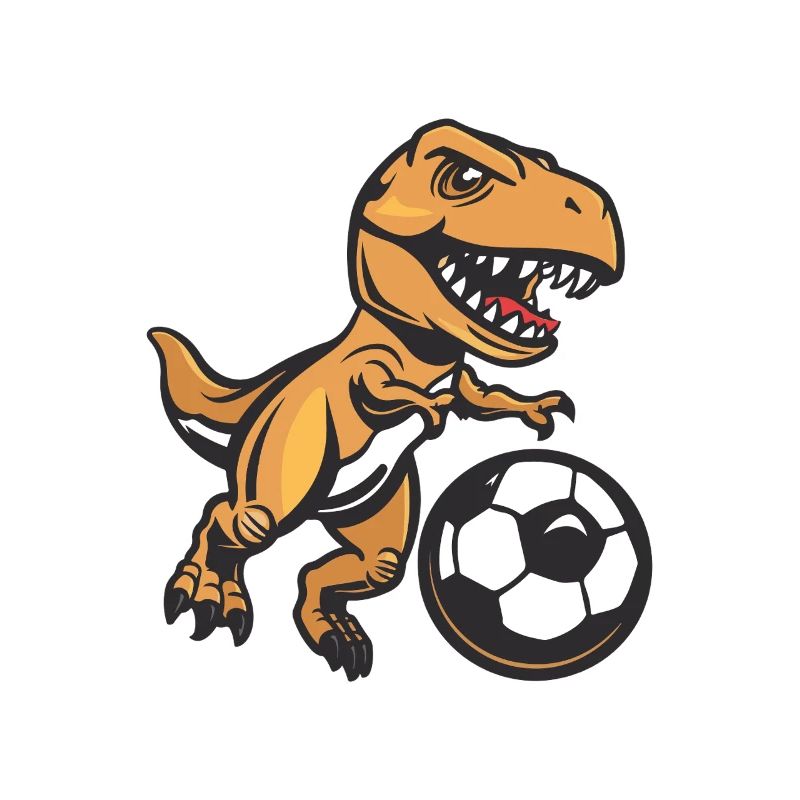 T-Rex Dino Fußball