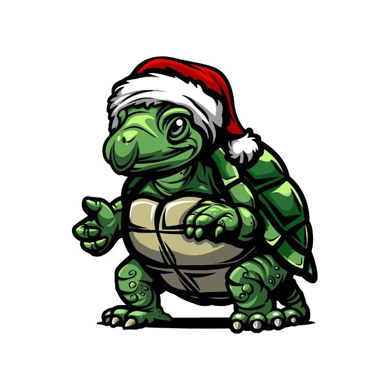 Schildkröte Weihnachten
