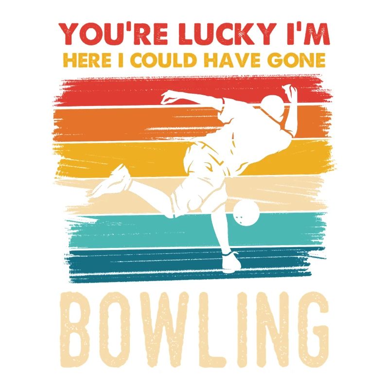 Glück, ich bin hier zum Bowling