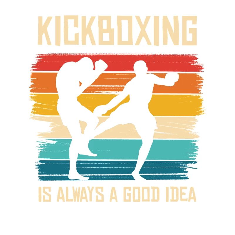 Kickboxen im Regenbogenstil