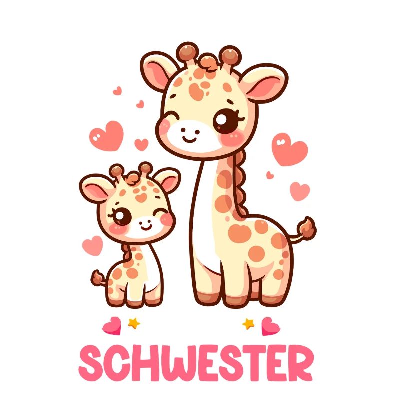 Ich Bin Große Schwester Giraffen Geschwisterkind