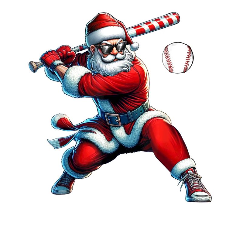 Santa Swing Baseball
