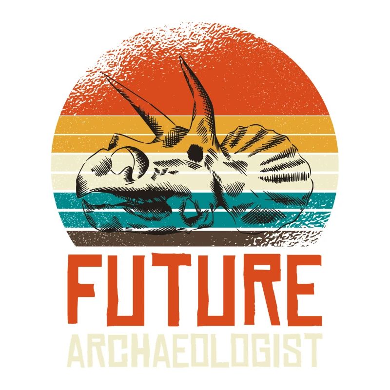 Futur Archäologe Fossil Skull