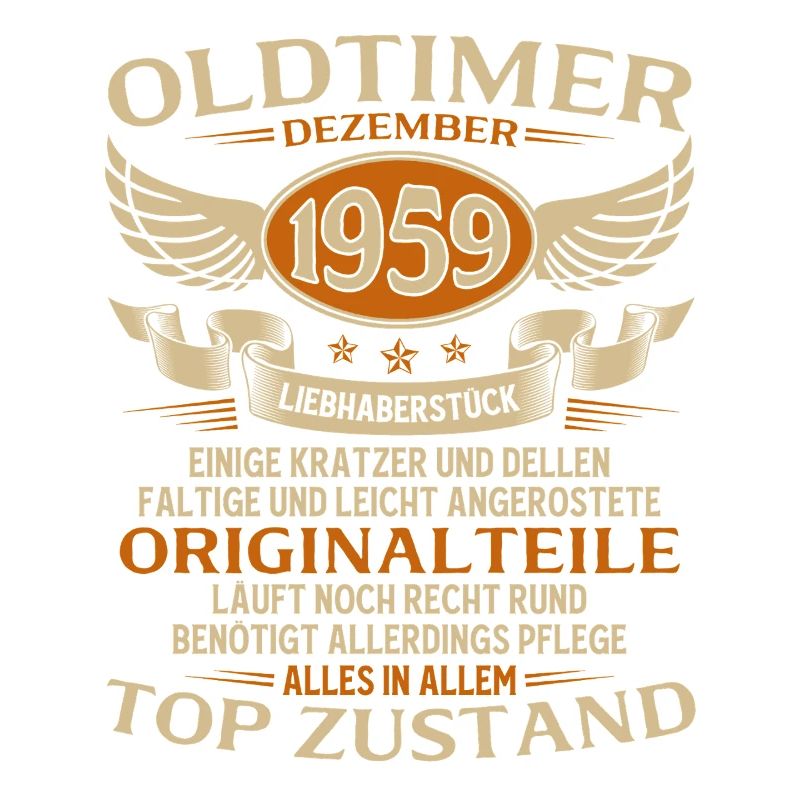 66. Geburtstag Geschenk Oldtimer Dezember 1959