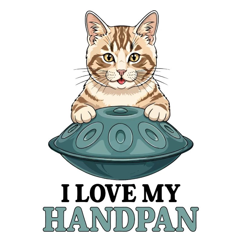 Handpan Cat