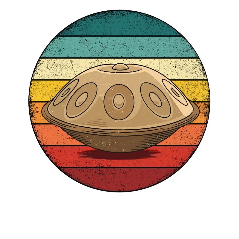 Retro Handpan Hang Drum
