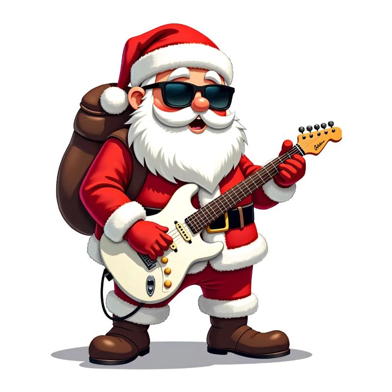 Weihnachtsrock-Santa