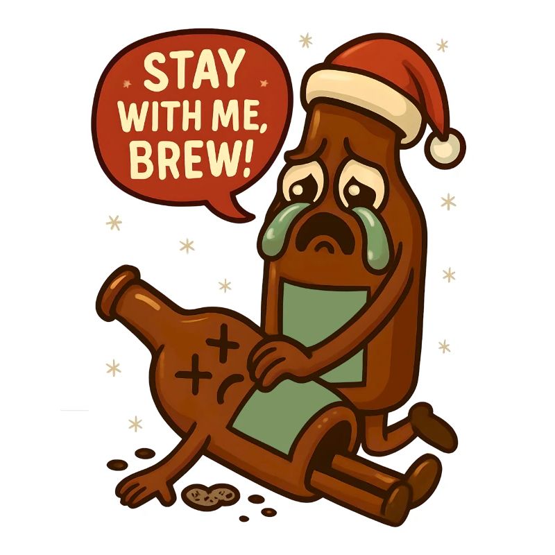Bierflasche Herren Lustig Weihnachten