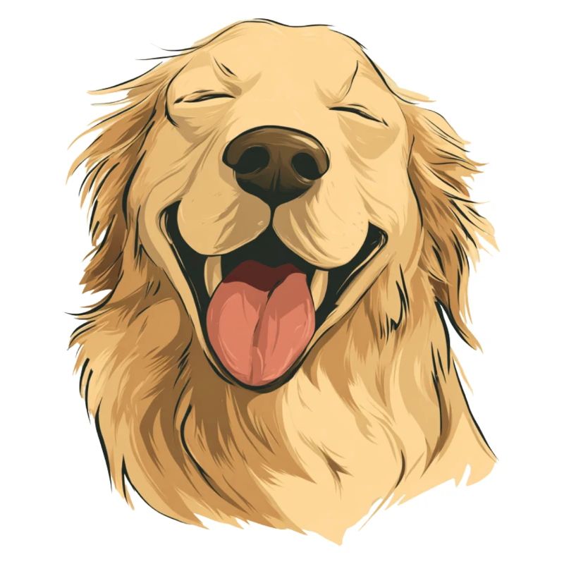 Lächelnder Golden Retriever