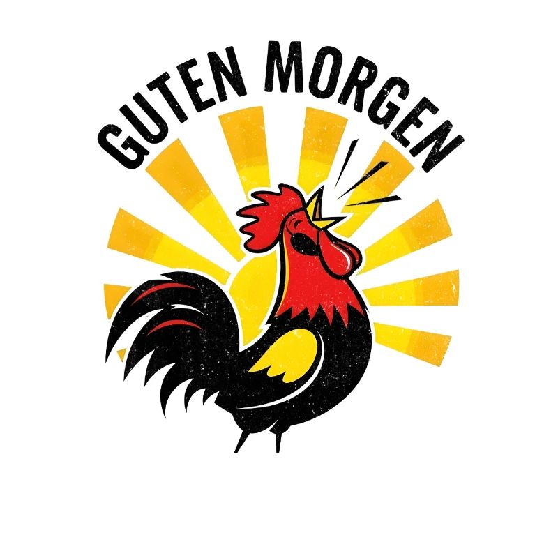 Hahn Guten Morgen
