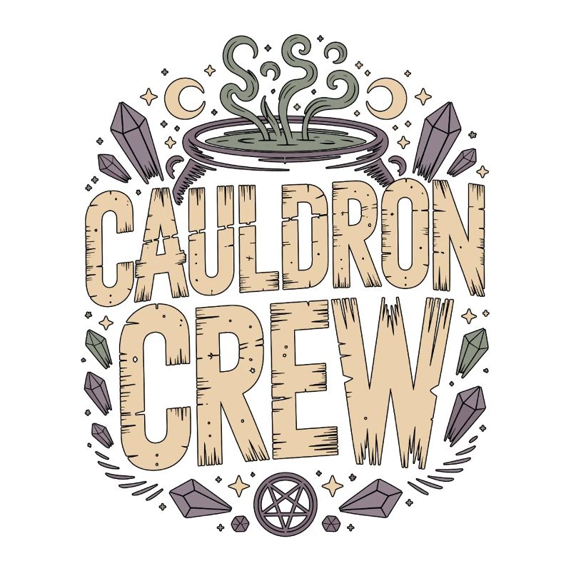 Witchcraft Cauldron Crew Wicca Loves Tarot Reading
