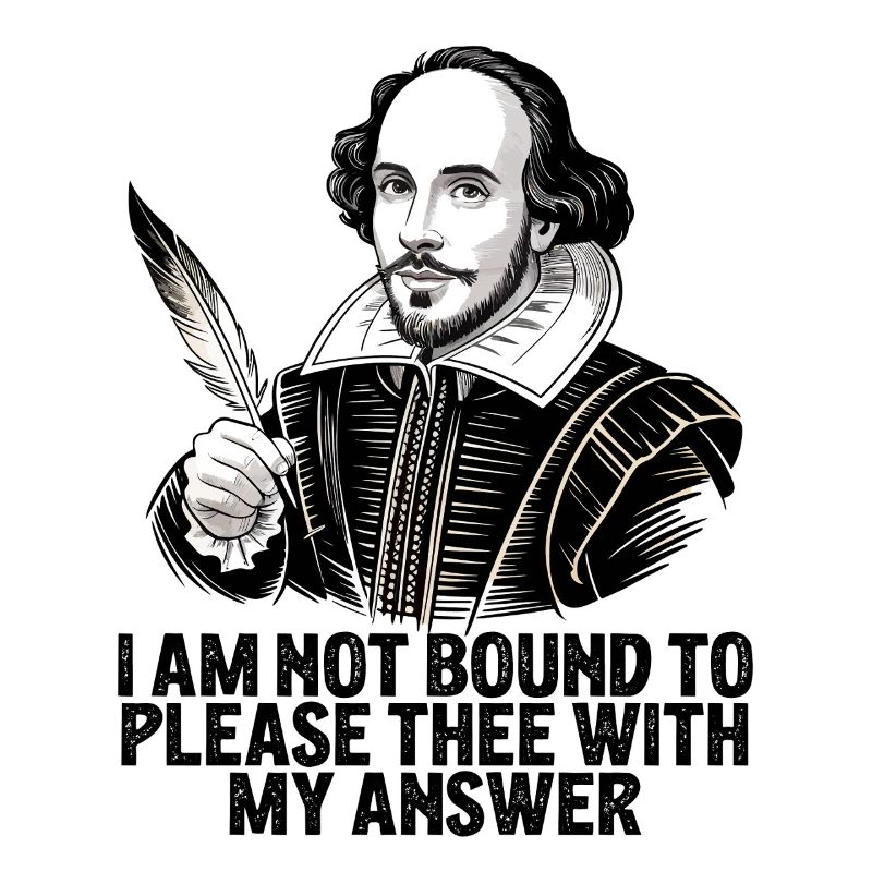 William Shakespeare Please Thee With My Answer