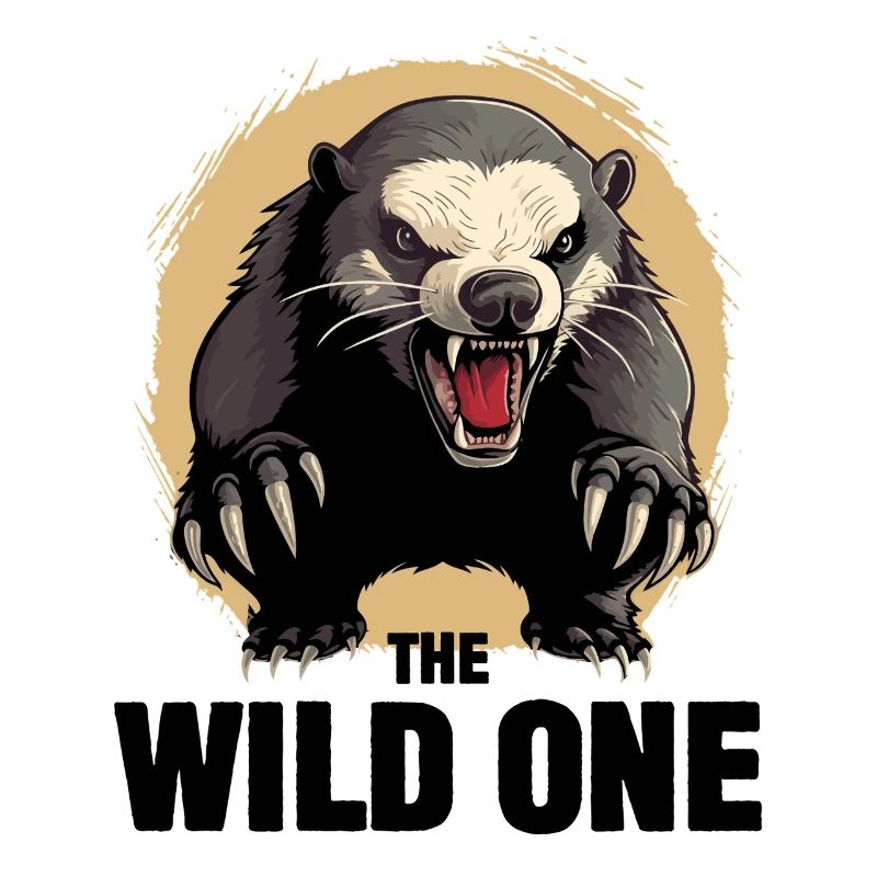Honigdachs, der Wilde,