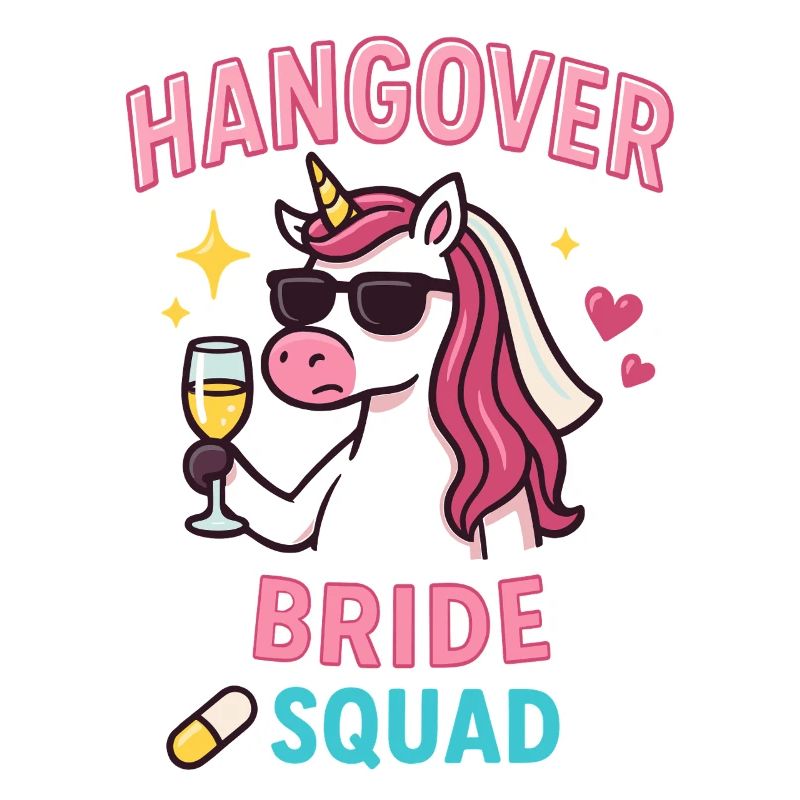 Hangover Bride Squad, JGA Einhorn Team