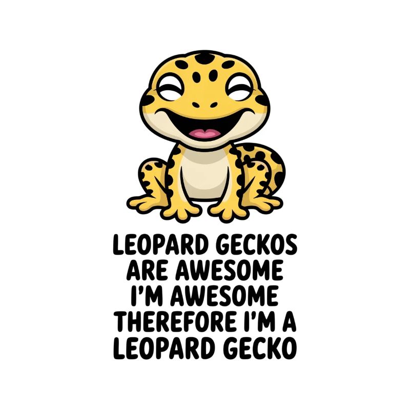Smiling Yellow Gecko Cartoon