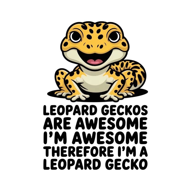 Leopard Gecko Cartoon: Spotted Charm