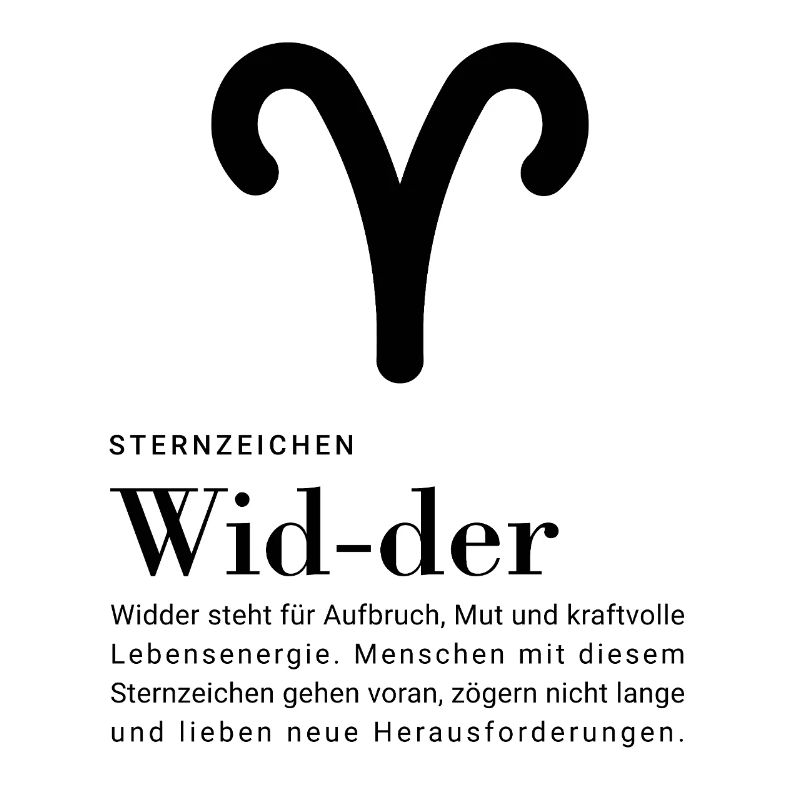 Sternzeichen Widder