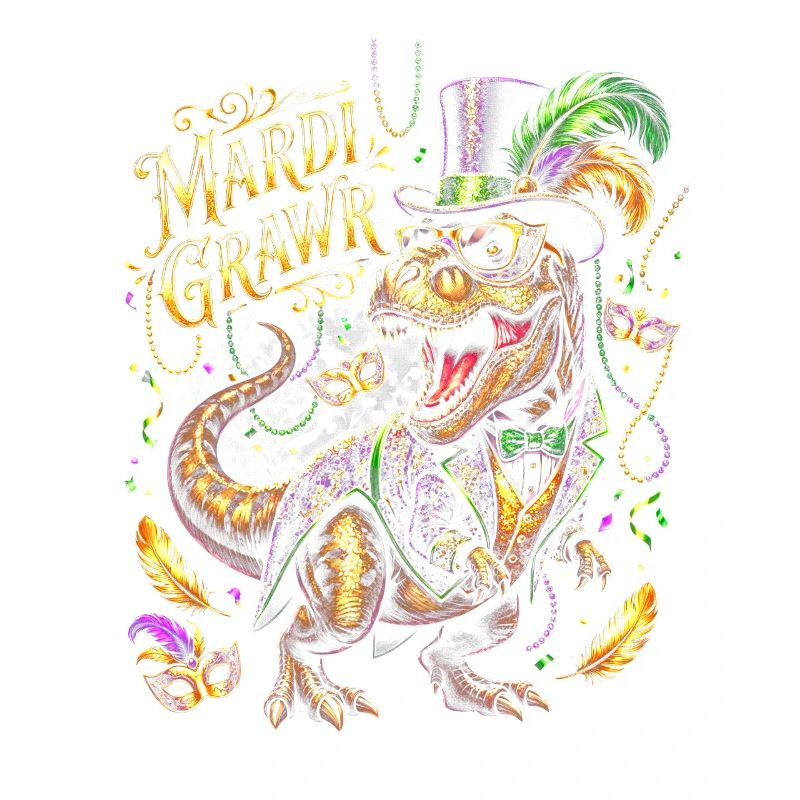 Mardi Gras Dino Maskenkult