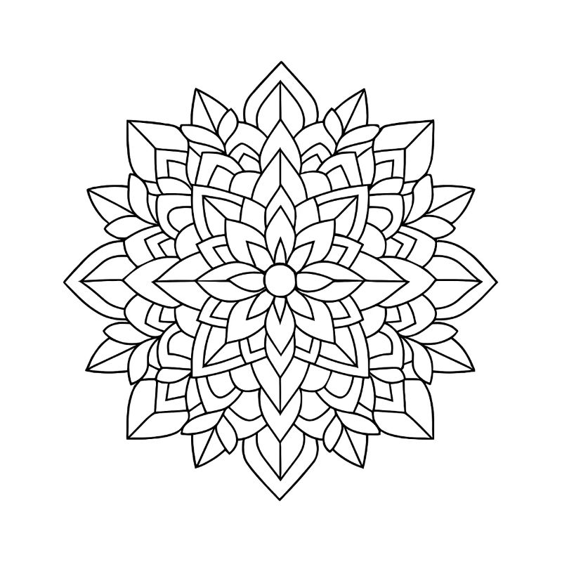 Florales Mandala